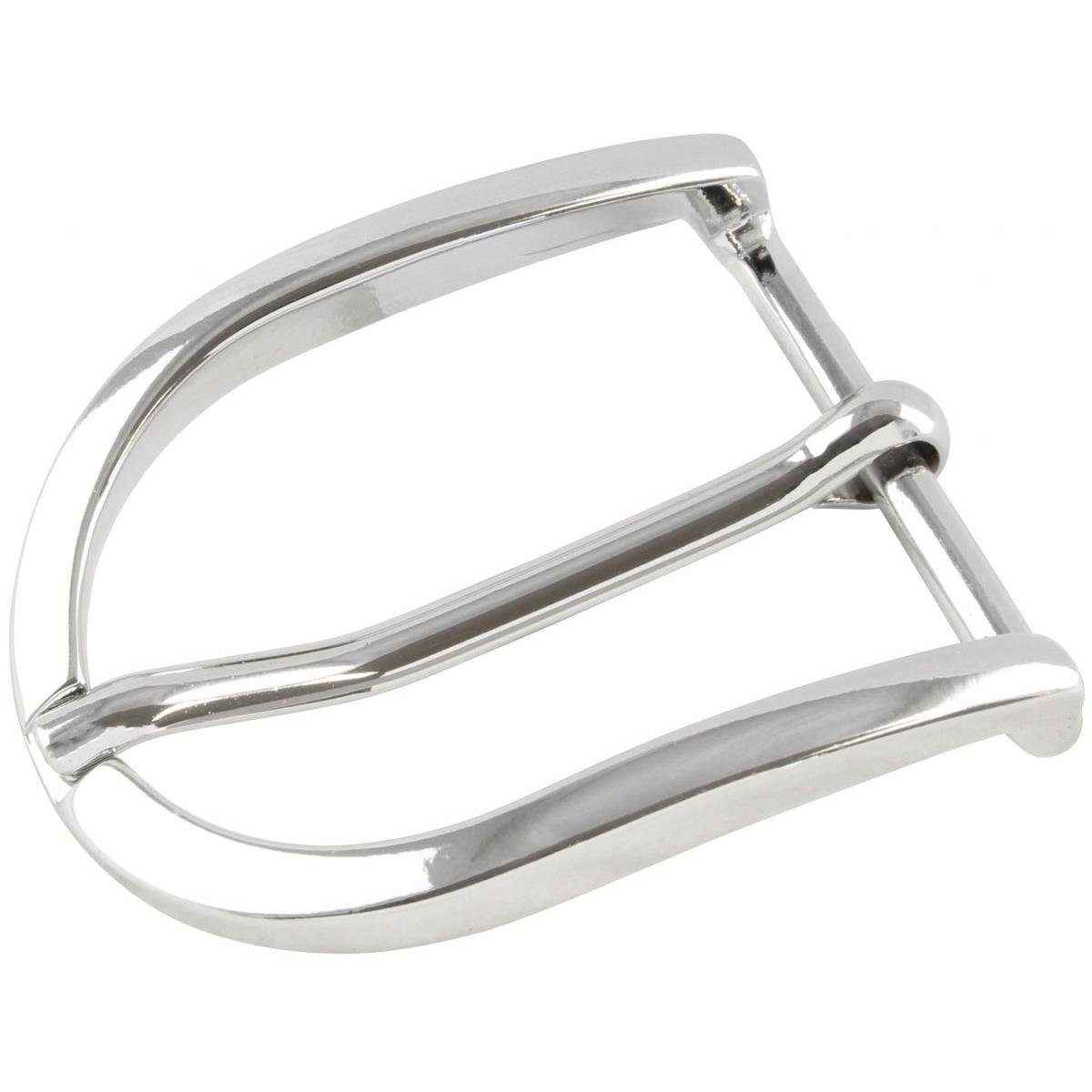 BELTINGER Gürtelschnalle Gürtelschnalle rund 2,5 cm - Buckle Schließe Gürtelschließe 25mm Massi