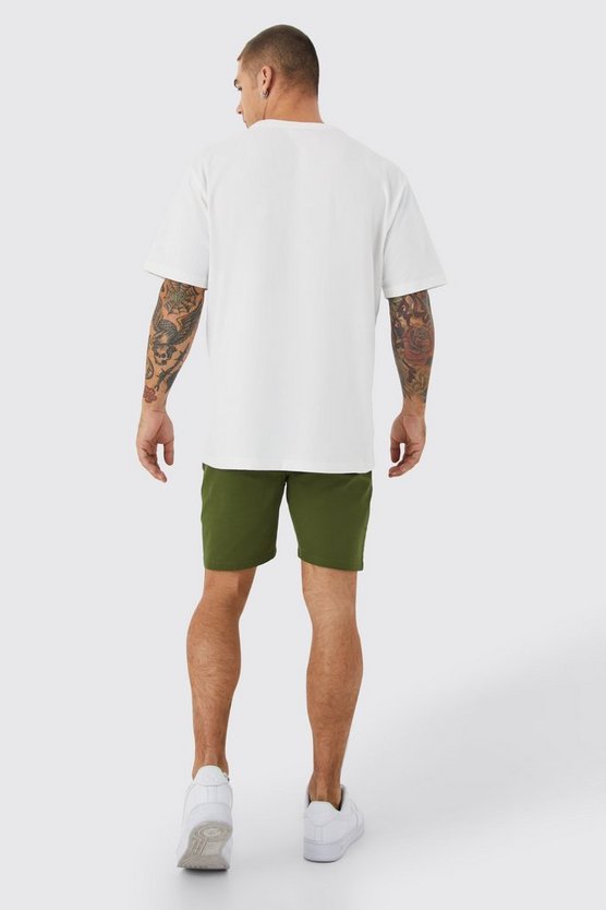 Skinny Stretch Chino-Shorts