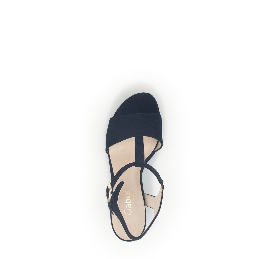 Gabor comfort Riemchensandale schwarz