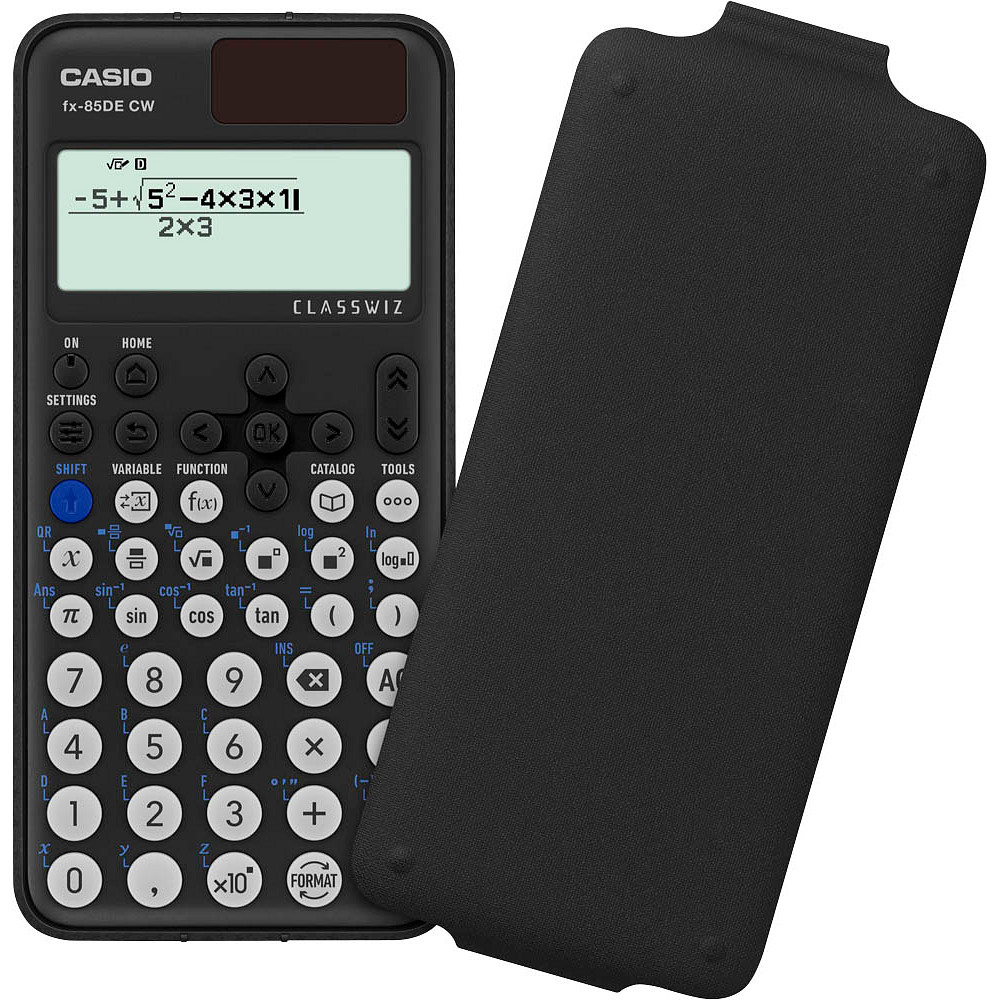 Casio FX-85DE CW Wissenschaftlicher Taschenrechner schwarz
