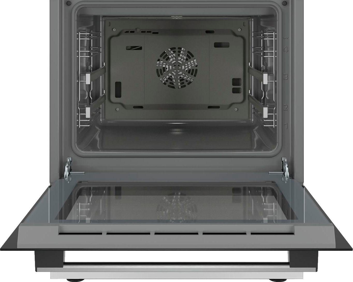 BOSCH Elektro-Standherd 4 HKR39C220, mit 2-fach-Teleskopauszug, ecoClean Direct