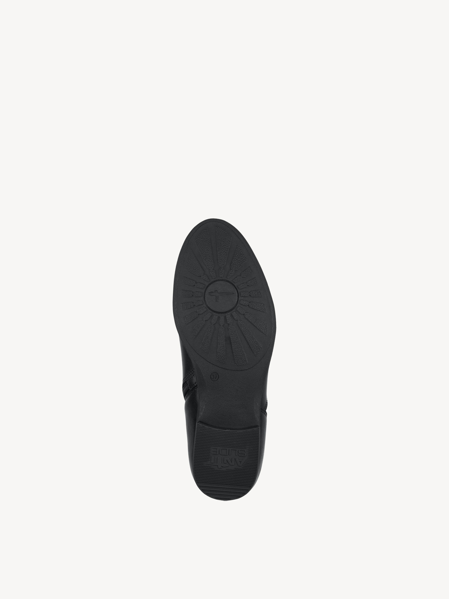 Bottine Chelsea en cuir - noir