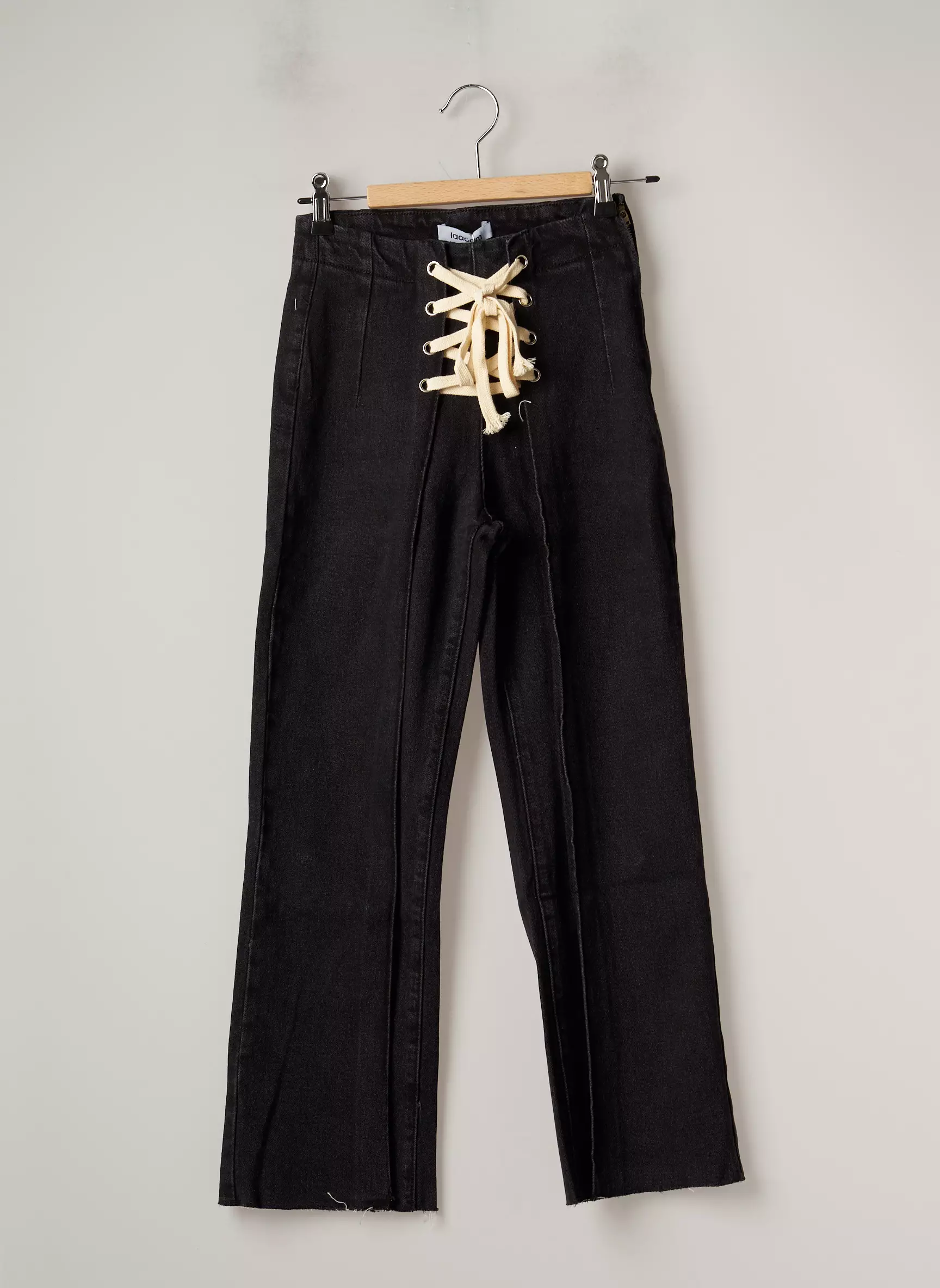 Laagam Pantalon7 8 Femme couleur noir
