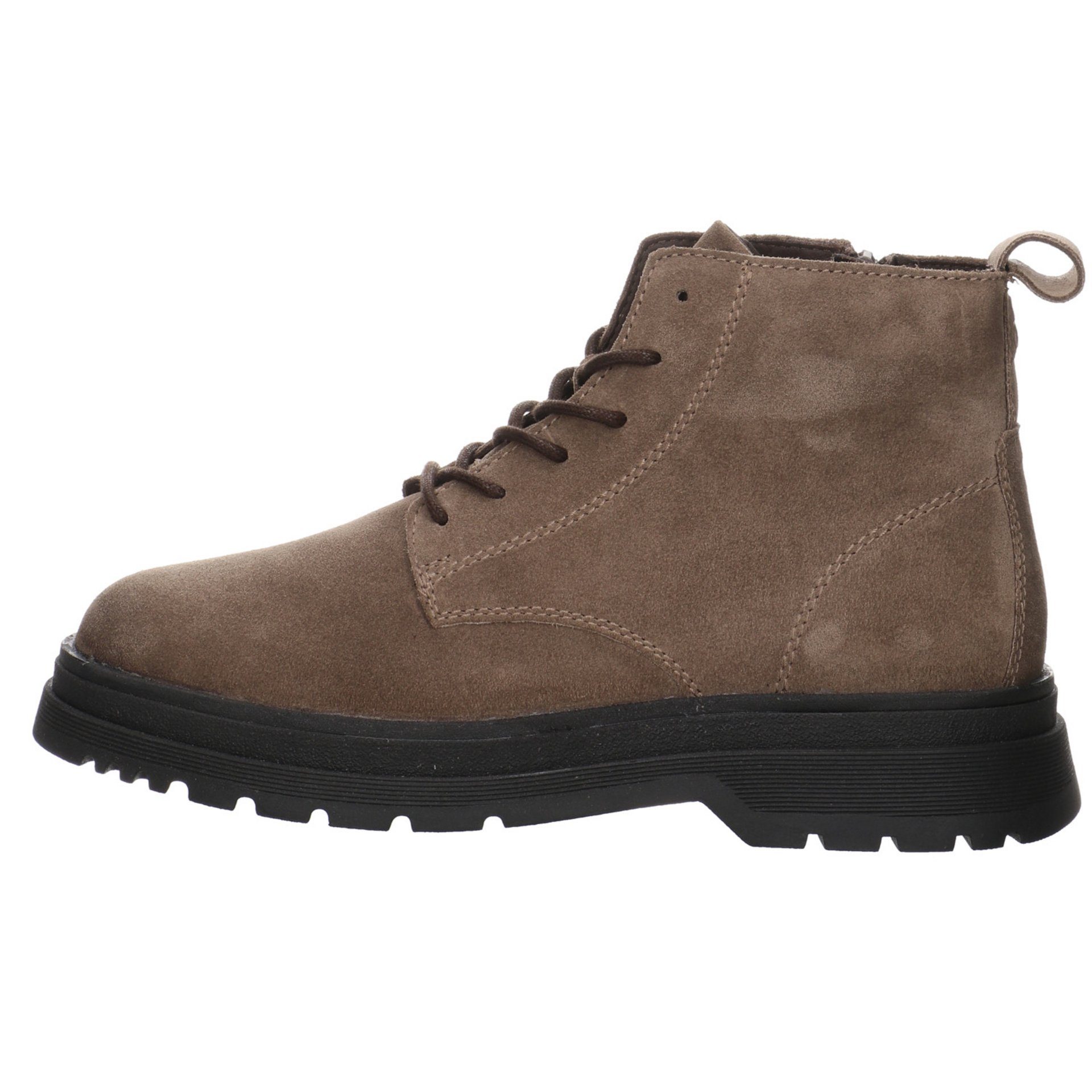 Marc O'Polo Schnürboots Veloursleder uni Schnürstiefel Veloursleder