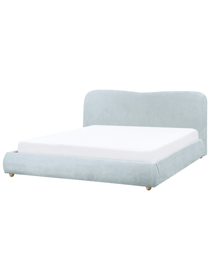 Beliani Doppelbett BLAGNAC in Blau - (W) 200 x (H) 98 x (L) 228 cm günstig kaufen onesize