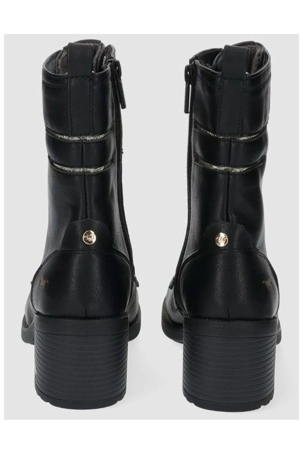 Mustang  Stiefelette - Schwarz - Blockabsatz