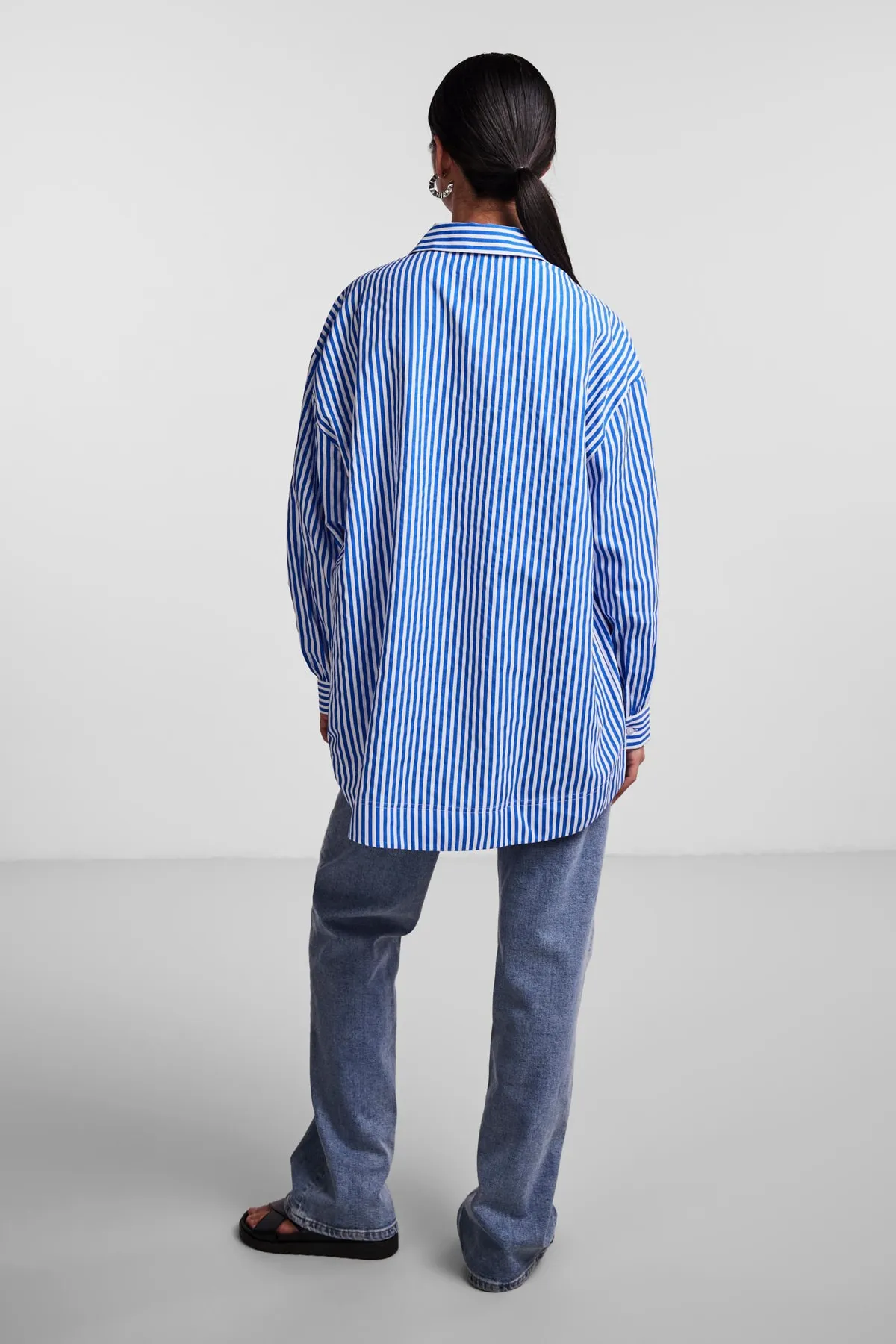 PIECES  Hemd - Weiß - Oversized