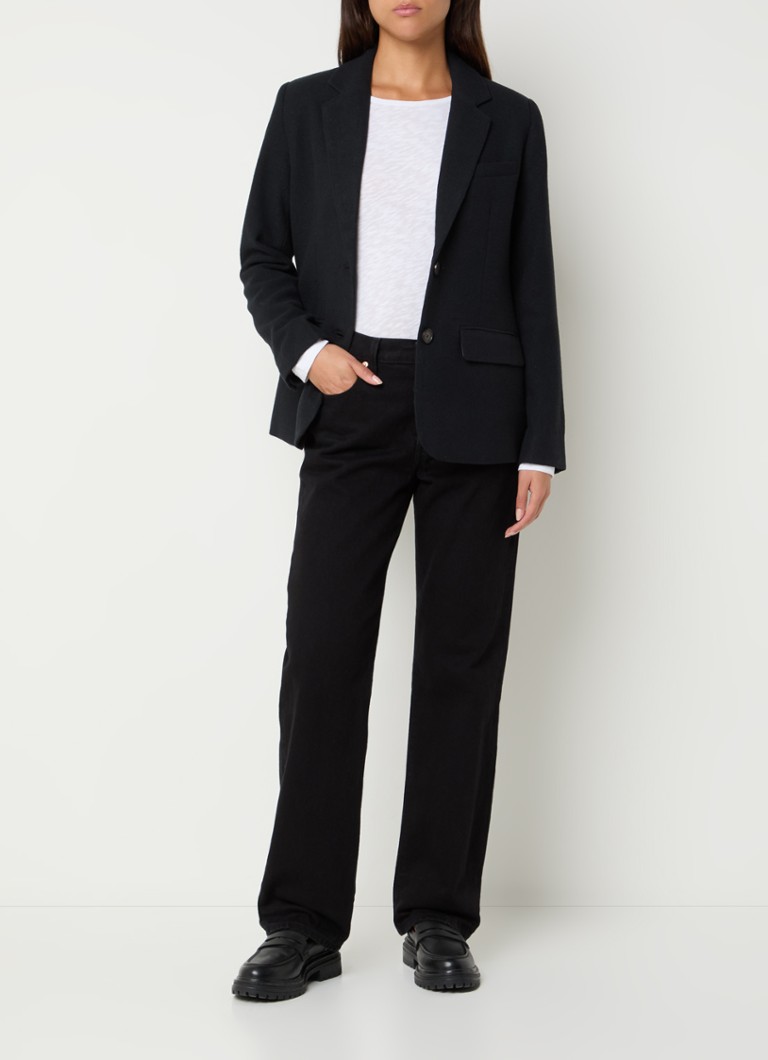 Blazer Levi's color ambra in misto lana con tasche a patta