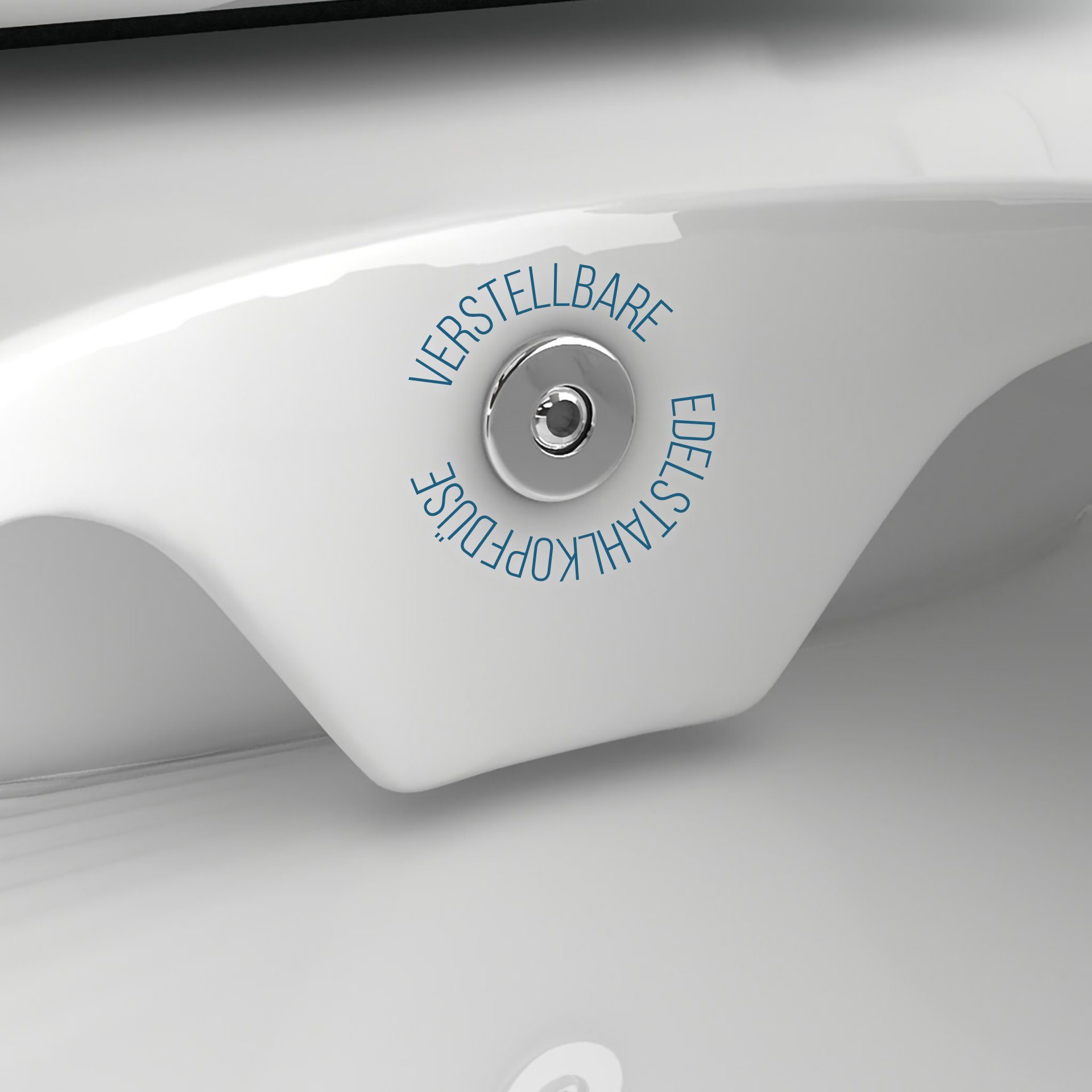 Alpenberger Dusch-WC - Bidet WC - Spülrandloses WC mit Nano Beschichtung, Wandmontage, Abgang Waagerecht, Toilette Komplett-Set, Hänge WC - Taharet WC mit WC Deckel Softclose - Made in Europa
