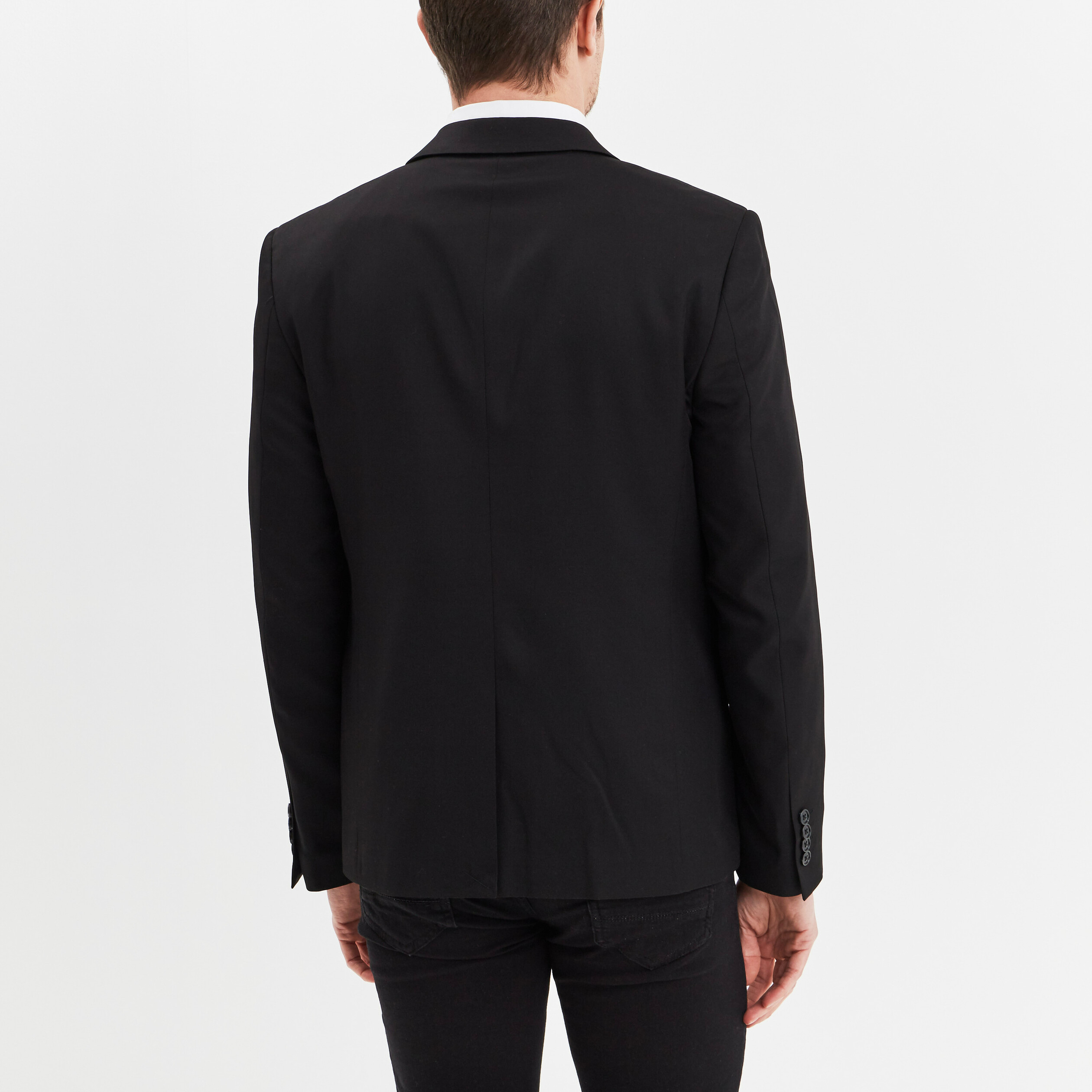 Veste de costume droite noir homme | La Halle