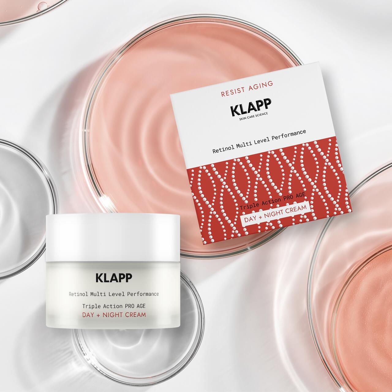 Klapp Resist Aging Retinol Triple Action Pro Age krem na dzień i na noc