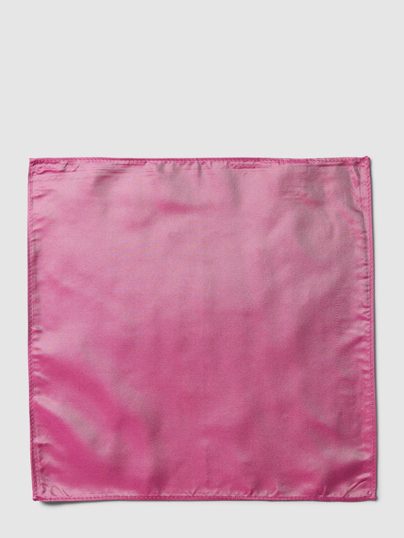 Einstecktuch aus Seide in quadratischer Form in fuchsia