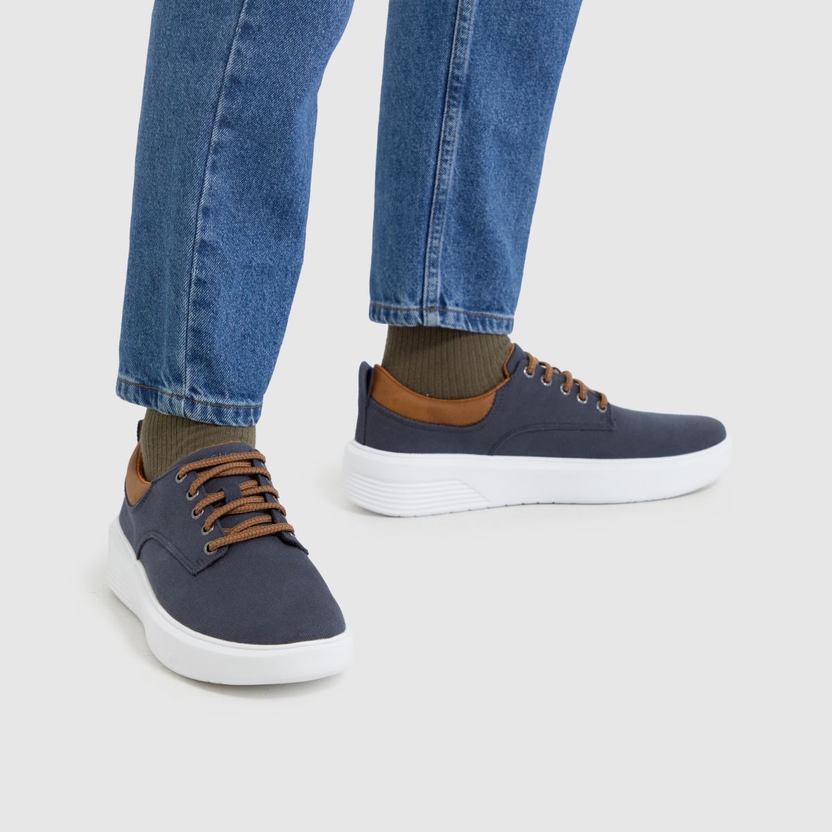 SKECHERS – Viewson Doriano – Marinblå slip-on-skor