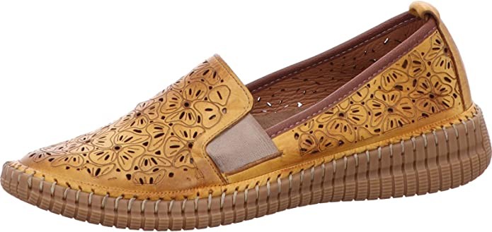 GEMINI Klassische Slipper gelb ocker