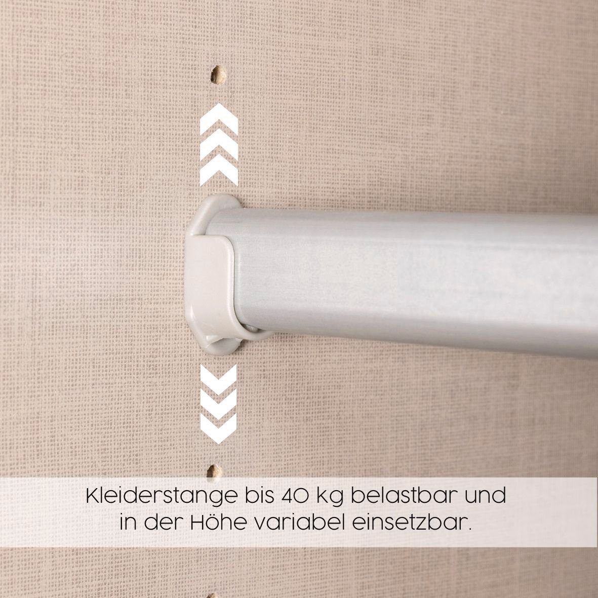 rauch Schlafzimmer-Set Challenger, Schrank in 2 Breiten, Bett in 3 Breiten und 2 Nachttische