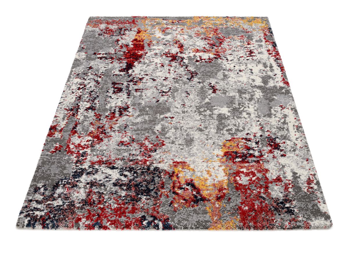 Webteppich Collage eight Multicolor 65 x 130 cm