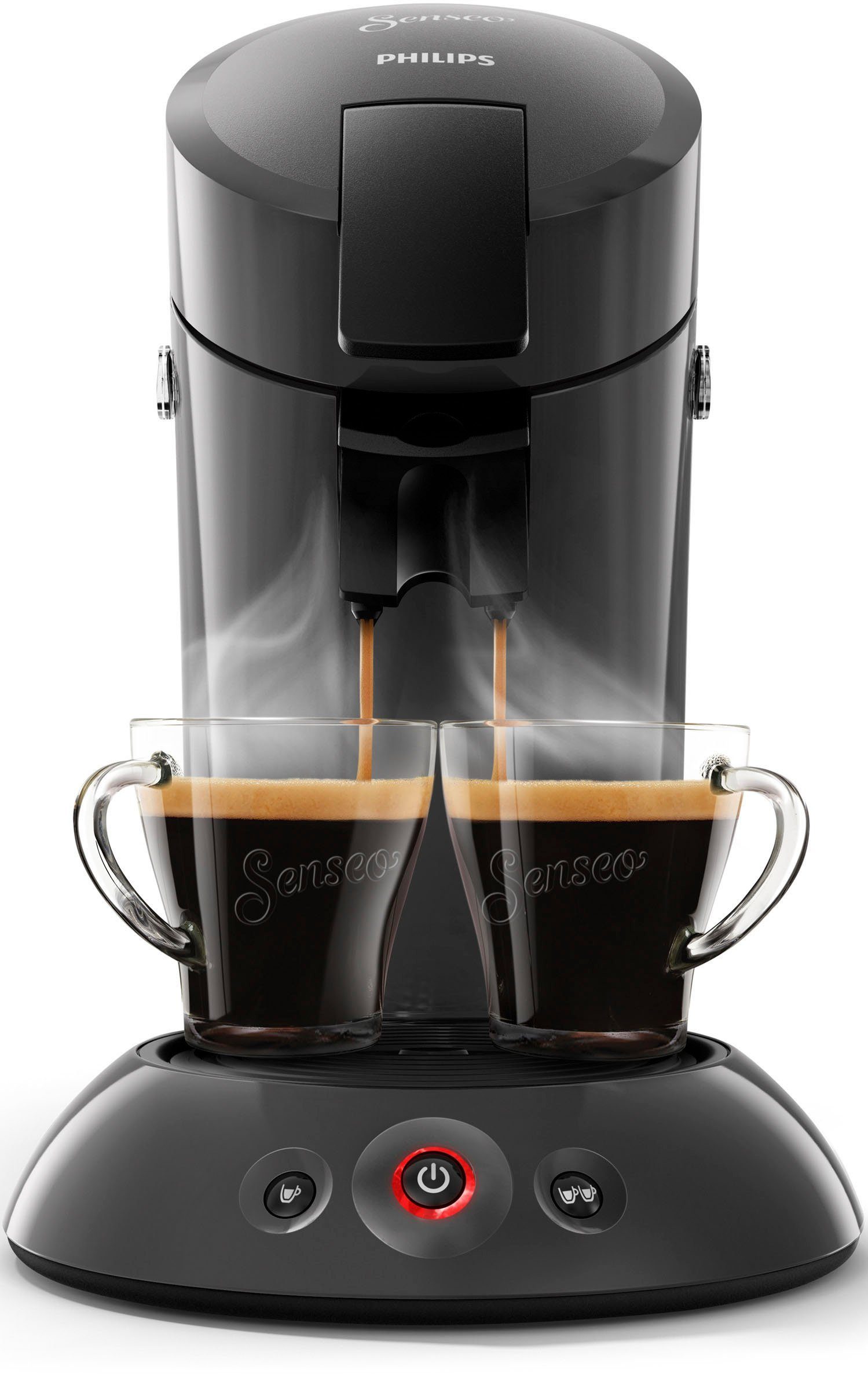 Philips Senseo Kaffeepadmaschine Original HD6553/65, inkl. Milchaufschäumer im Wert von € 79,99 UVP