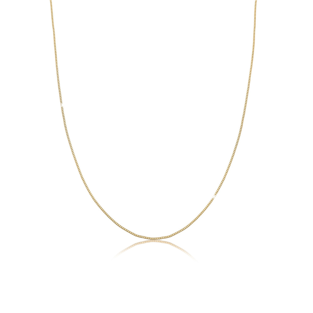 Elli Elli Collier Femme Simple de Base en Argent Sterling 925 Bijoux