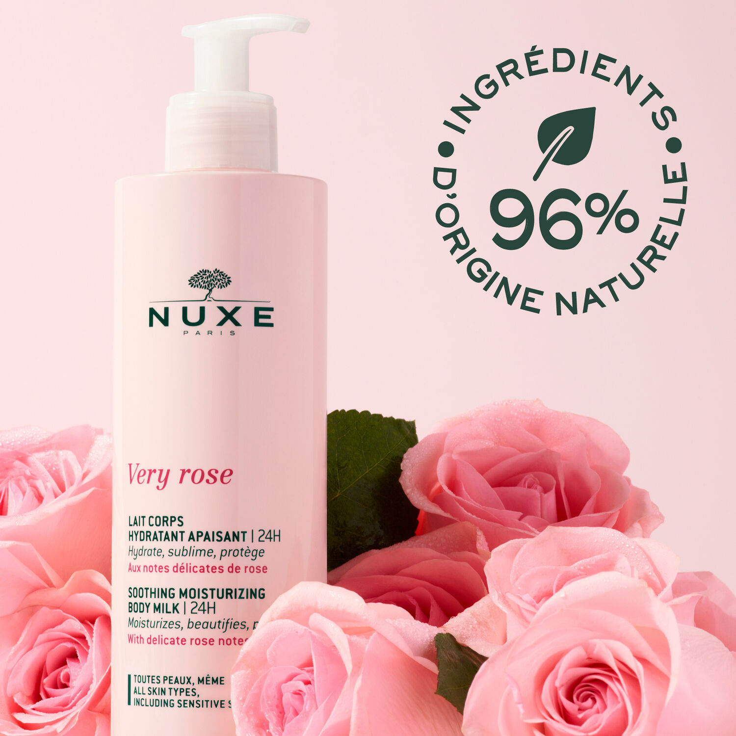 Nuxe VERY ROSE Very Rose - Lait Corps Hydratant Apaisant | 24H*