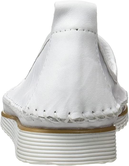 ESGANO Stiefeletten weiss