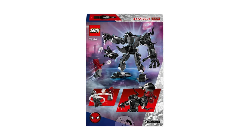 LEGO Marvel 76276 Venom Mech vs. Miles Morales, Superhelden-Spielzeug