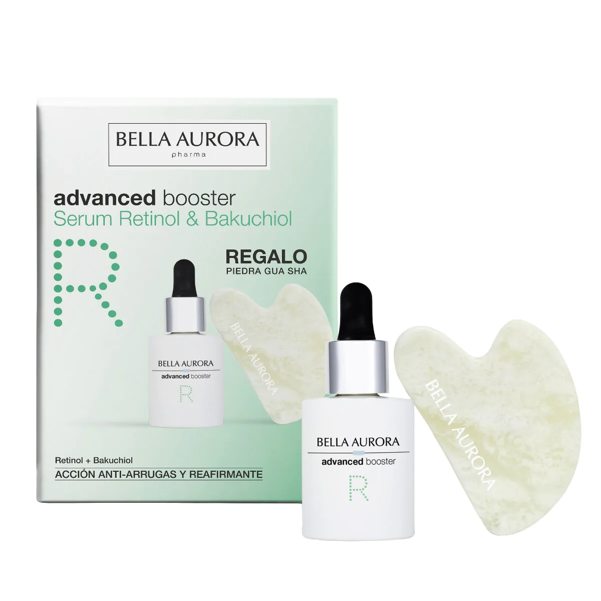 Bella Aurora Advanced Booster Retinol i Bakuchiol 30ml + Gua Sha Stone
