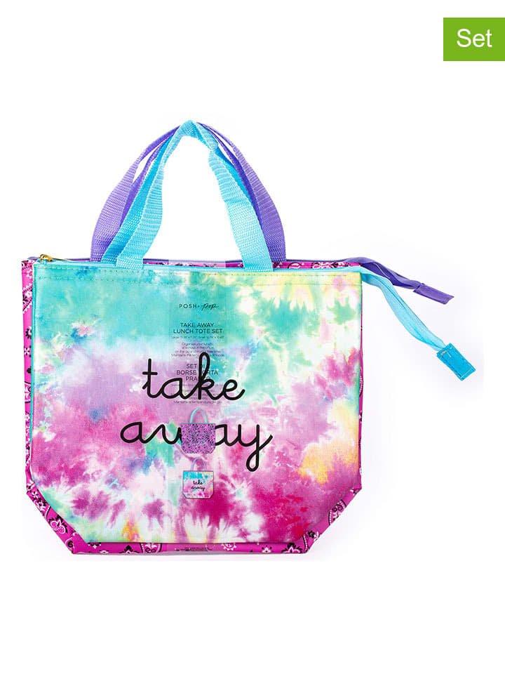 Tri-Coastal Design 2er-Set: Isoliertaschen in Pink/ Bunt - (L)29 x (B)32 cm günstig kaufen onesize