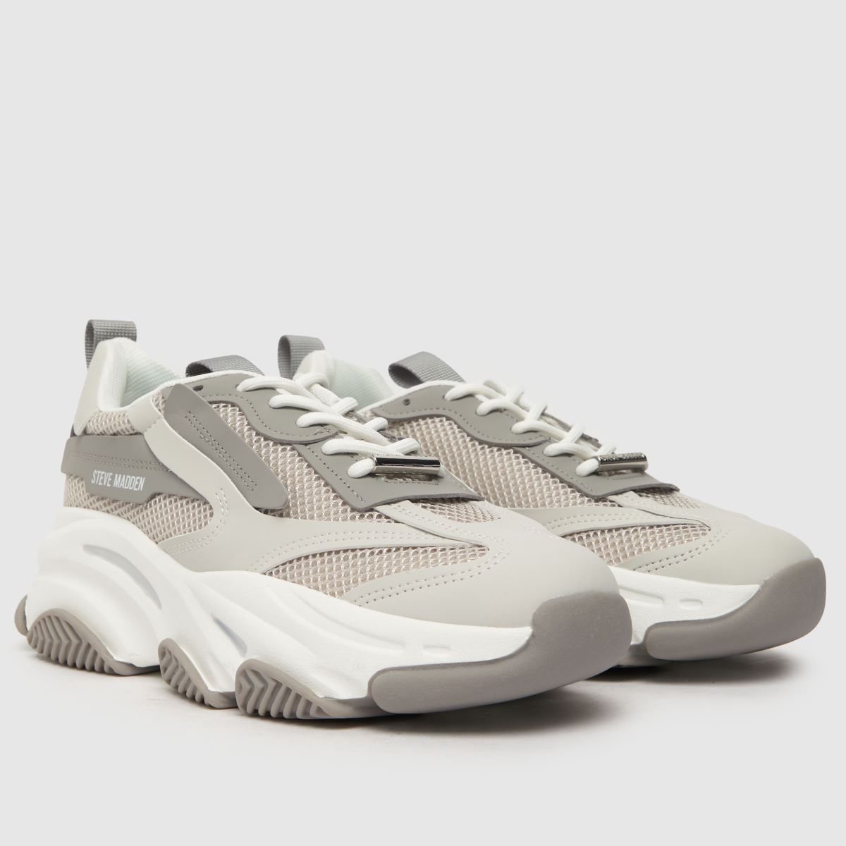 Steve Madden – Possession – Ljusgrå träningsskor