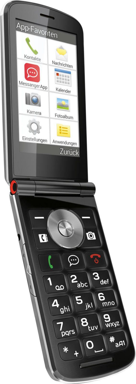 Emporia emporiaTOUCHsmart.2 Smartphone (8,25 cm/3,25 Zoll, 8 GB Speicherplatz, 8 MP Kamera)