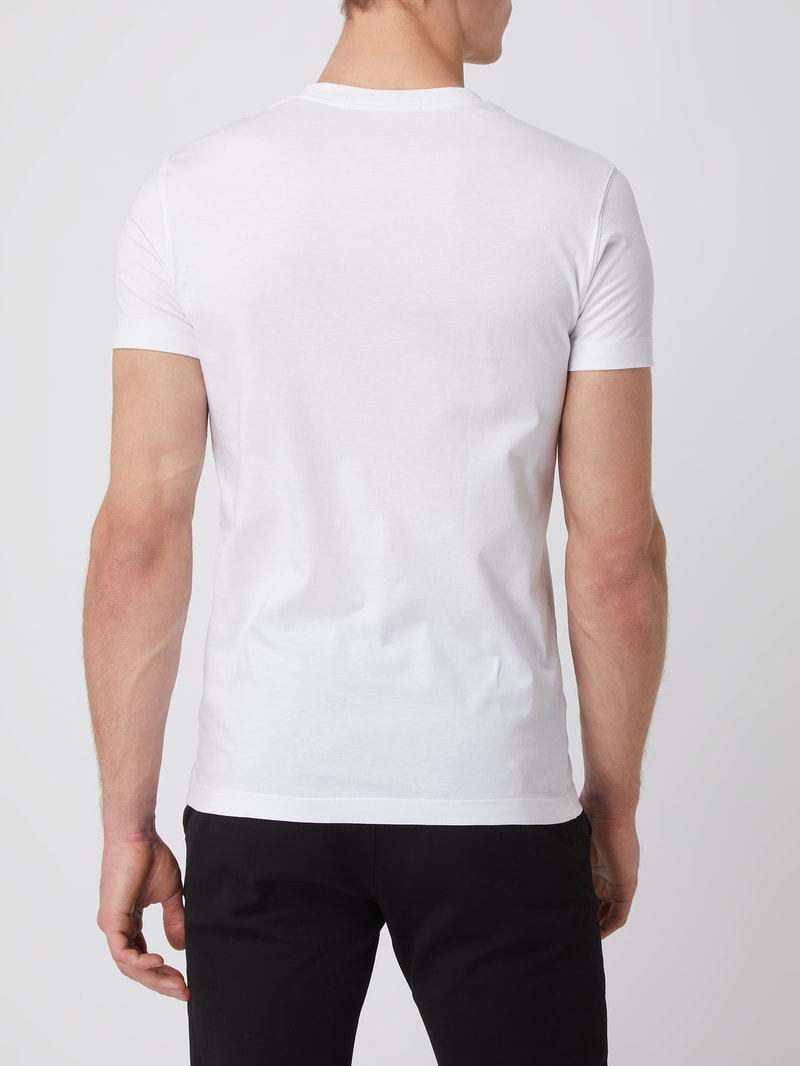 T-Shirt aus Baumwolle  in weiss