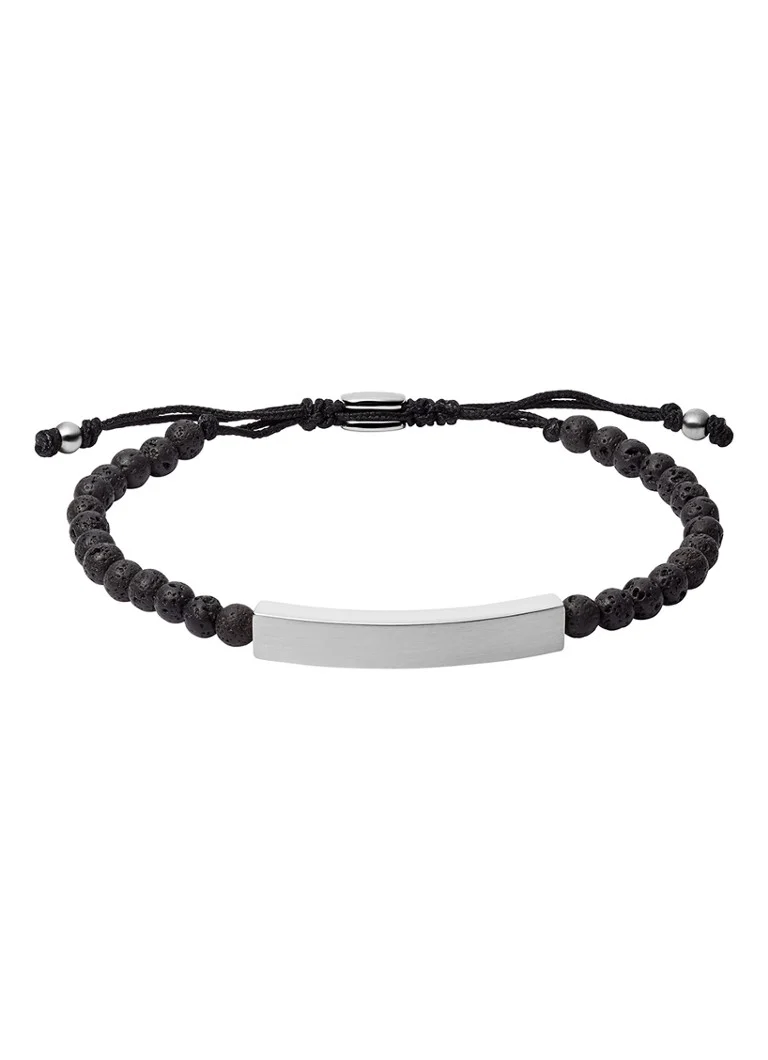 Fossil Bracelet with colored stone