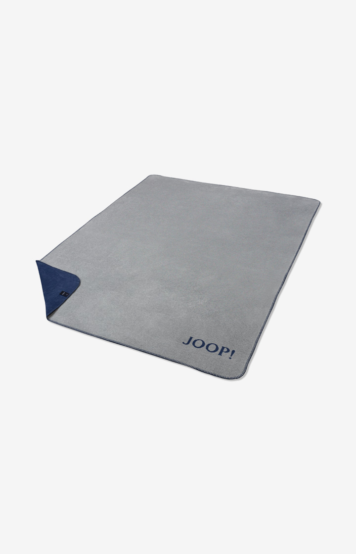Wohndecke JOOP! UNI-DOUBLEFACE in Silber-Navy