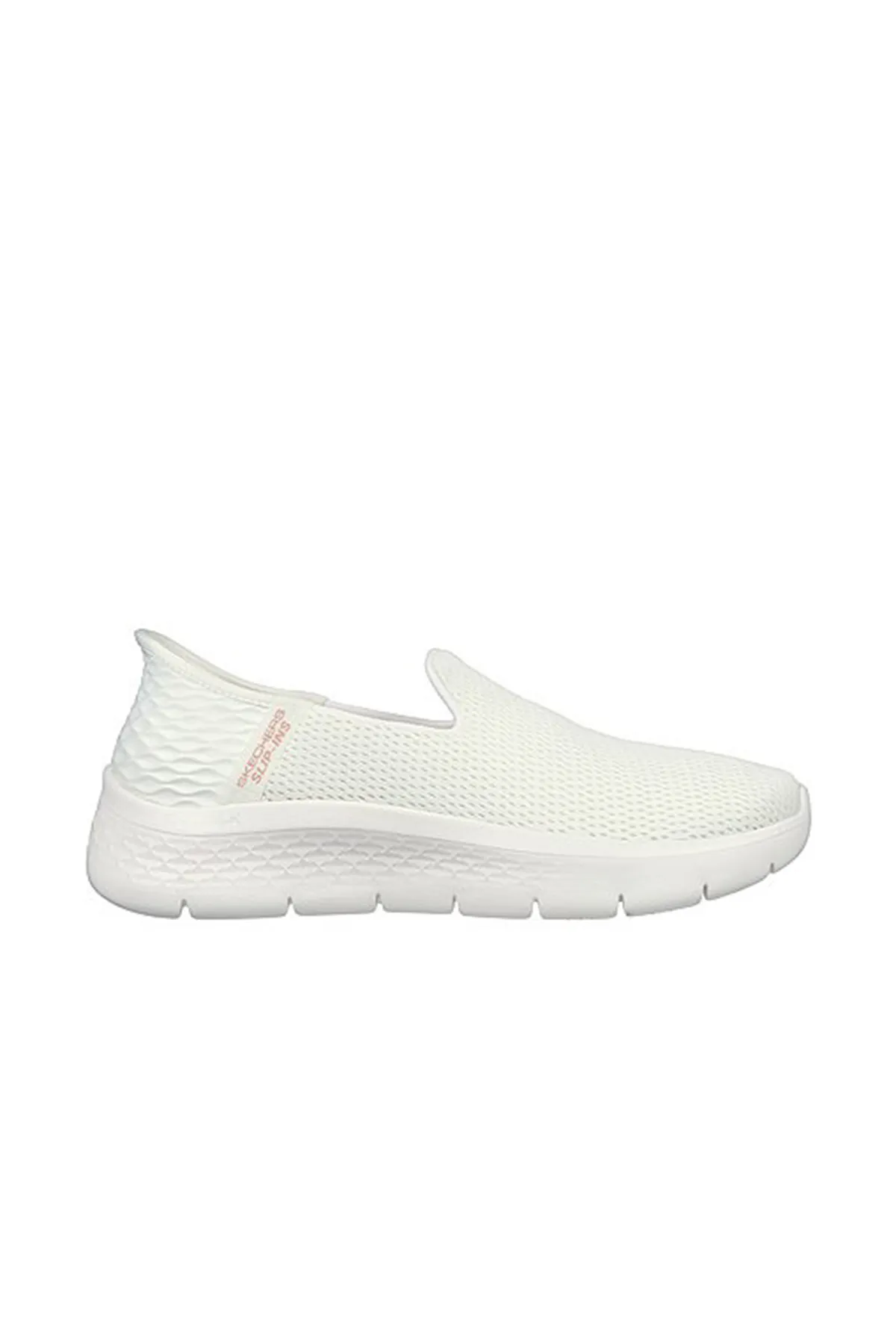 SKECHERS  Pantolette - Weiß - Flacher Absatz