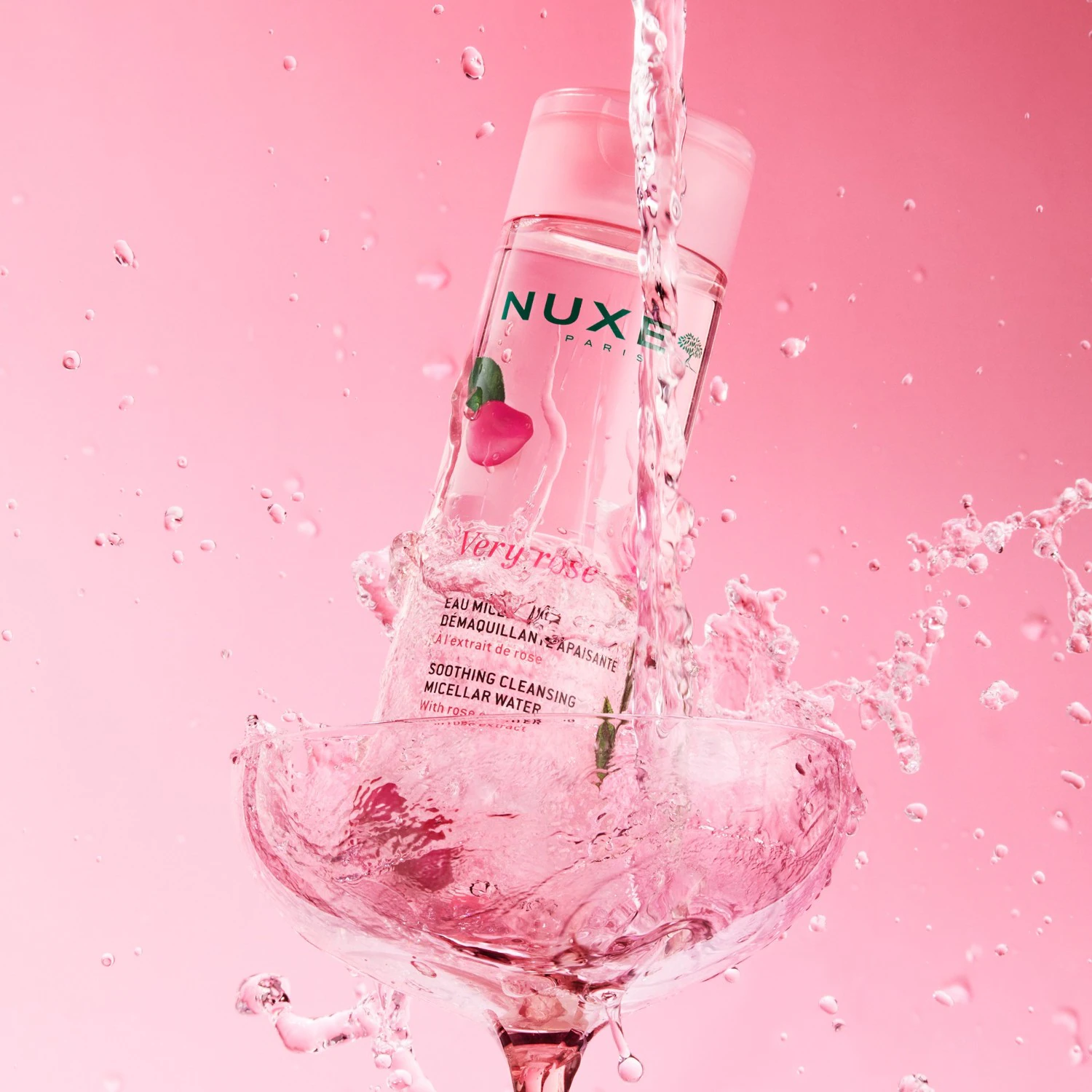 Acqua micellare lenitiva 3 in 1 NUXE per viso e occhi