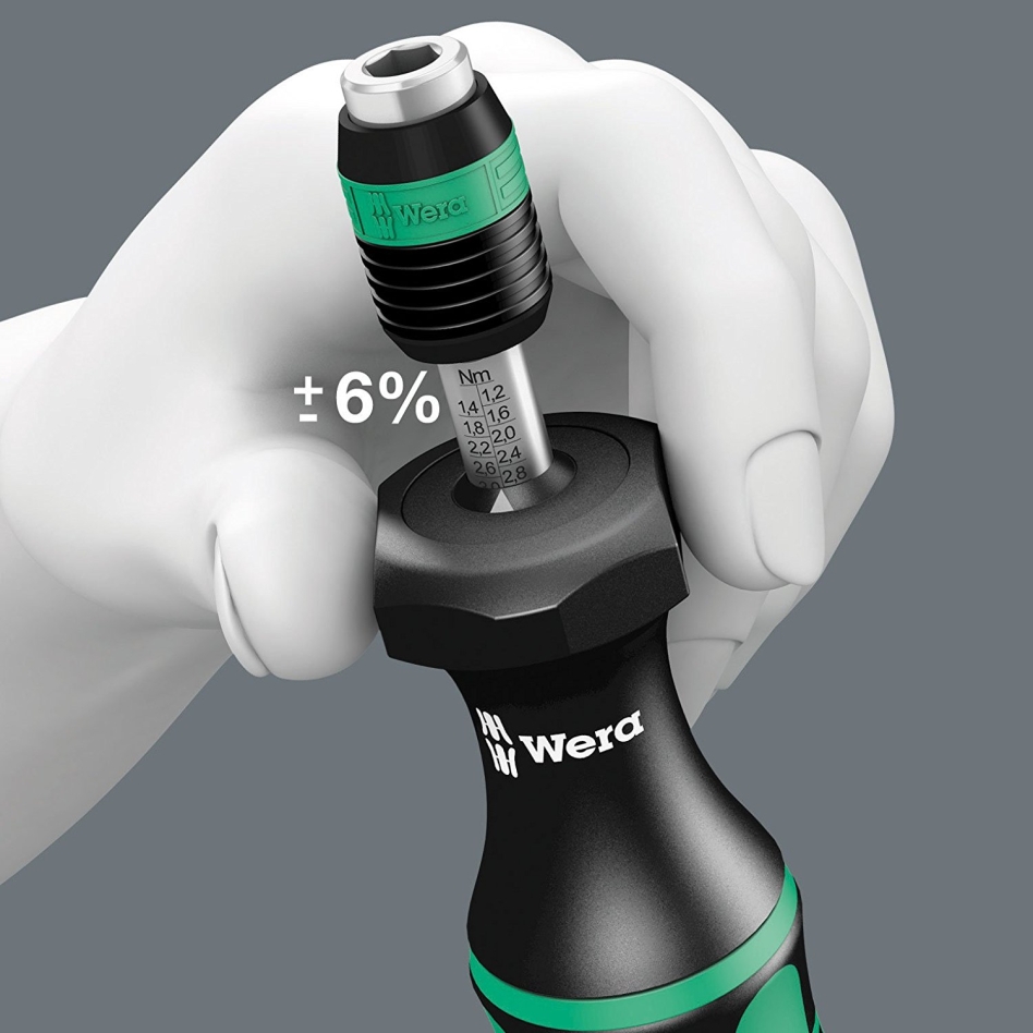Wera 05074739001 7440/41/42 Kraftform momentskruvmejselsats 0,3–6,0 Nm, 27 delar