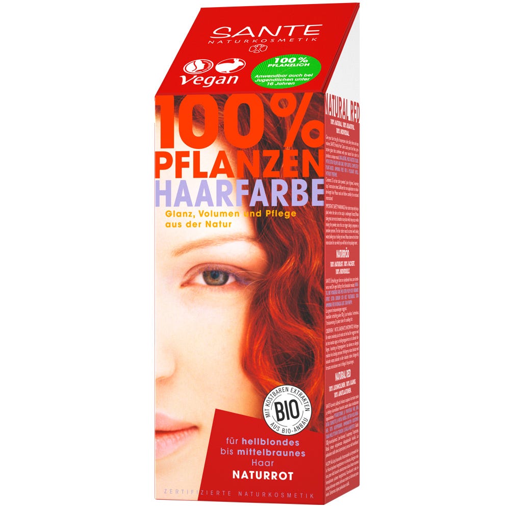 SANTE Pflanzenhaarfarbe - naturrot 100 g