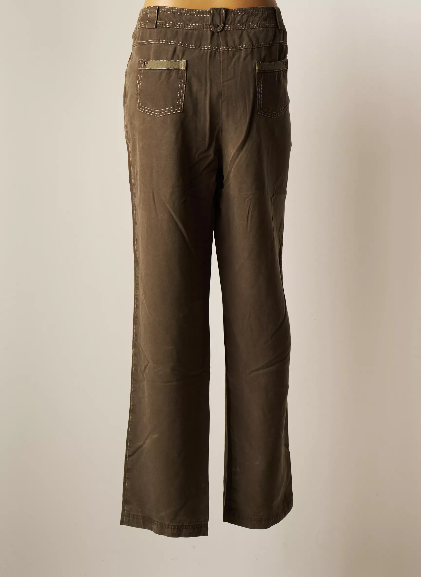 Scottage Pantalons Larges Femme couleur vert