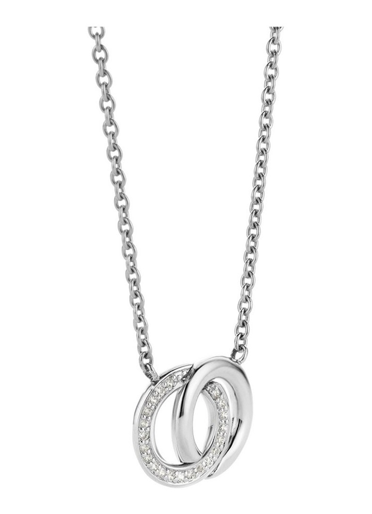 TI SENTO - Milano Silver necklace with cubic zirconia 3822ZI