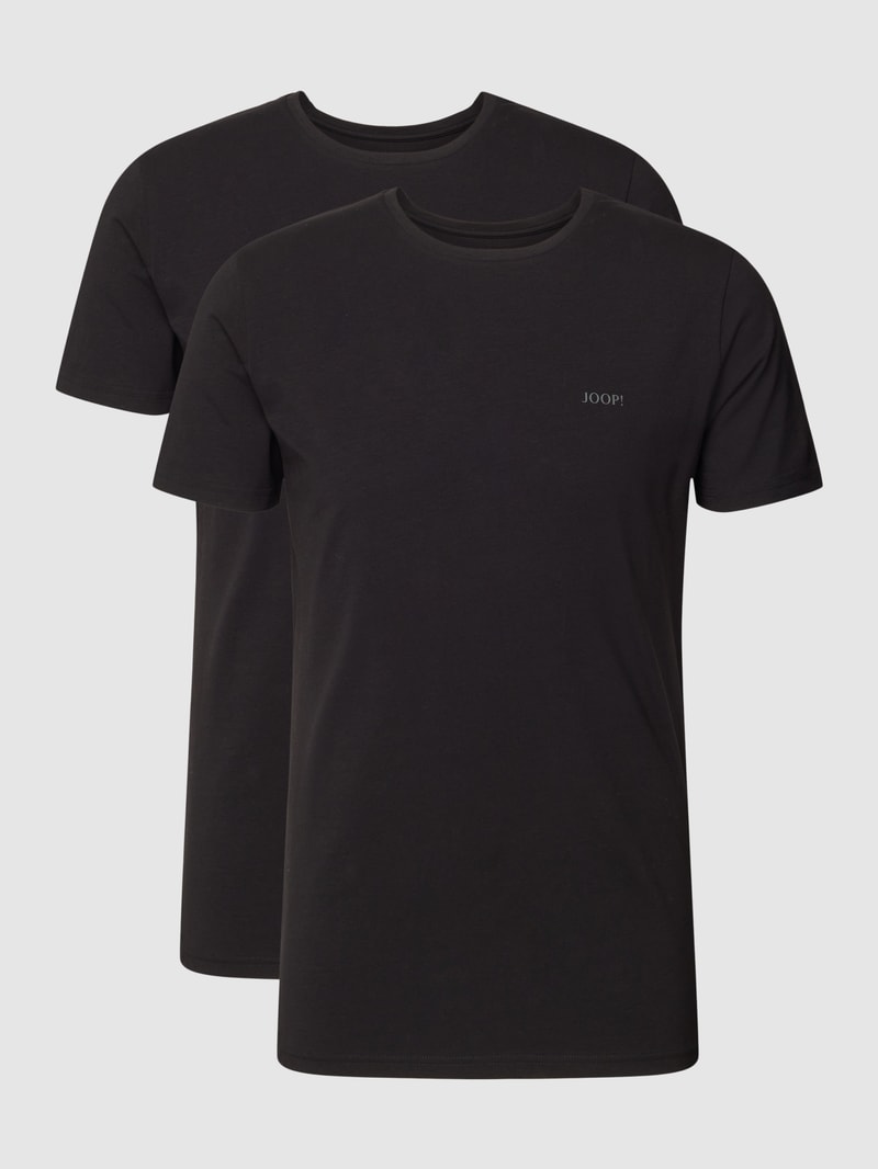 Unterhemd mit Label-Detail in schwarz