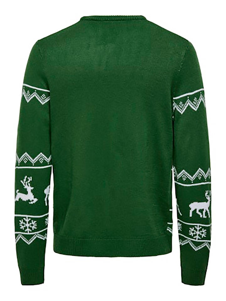 ONLY & SONS Pullover in Grün günstig kaufen