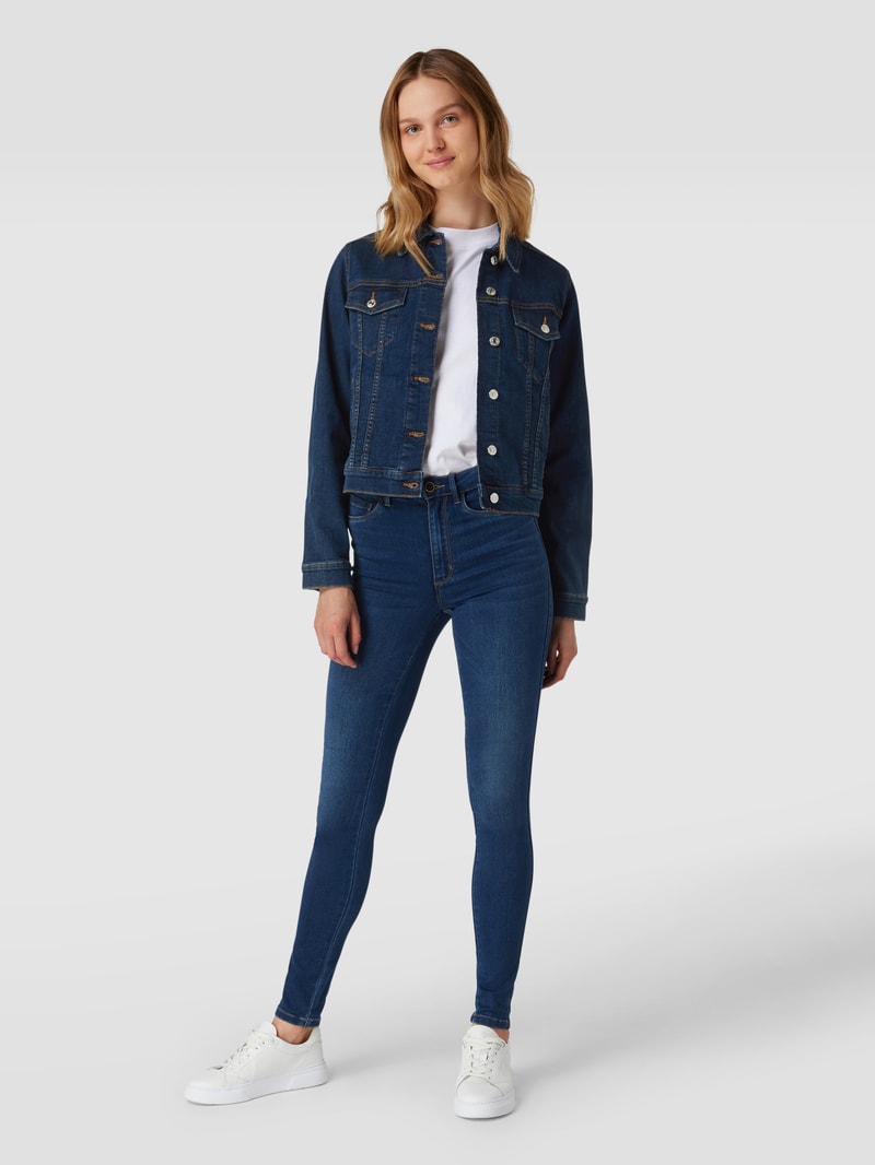 High Waist Skinny Fit Jeans mit Stretch-Anteil in jeans