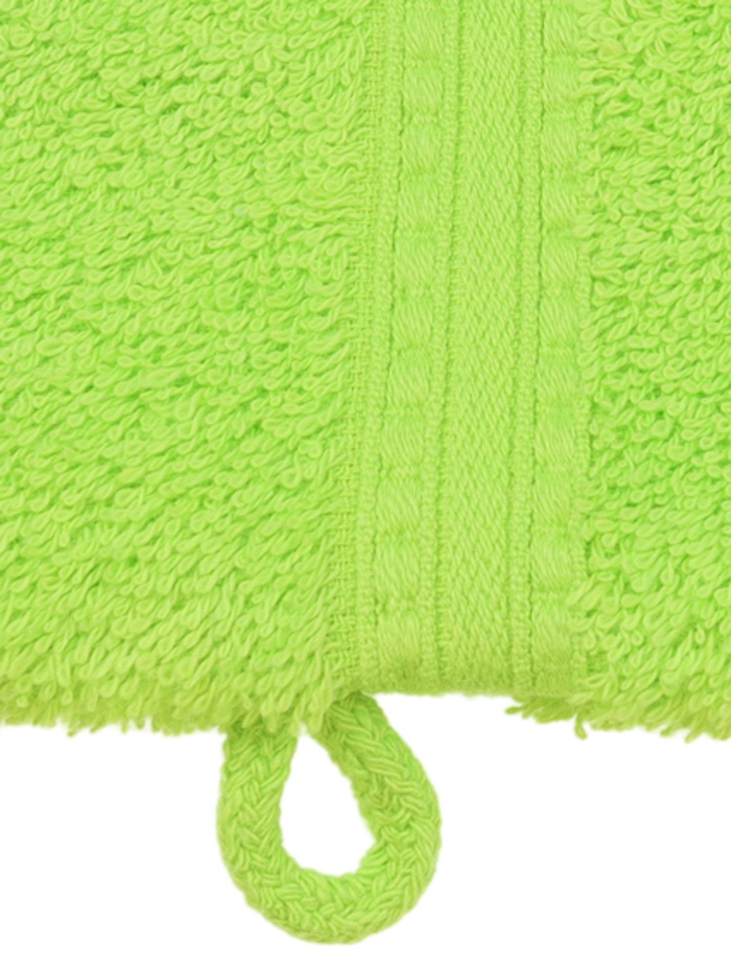 Julie Julsen Handtuch 1-Handtuch-Apfelgrün-Waschhandschuh 15 x 21 cm, Bio-Baumwolle (1-St)