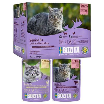 Sparpaket Bozita Häppchen in Soße Senior 24 x 85 g