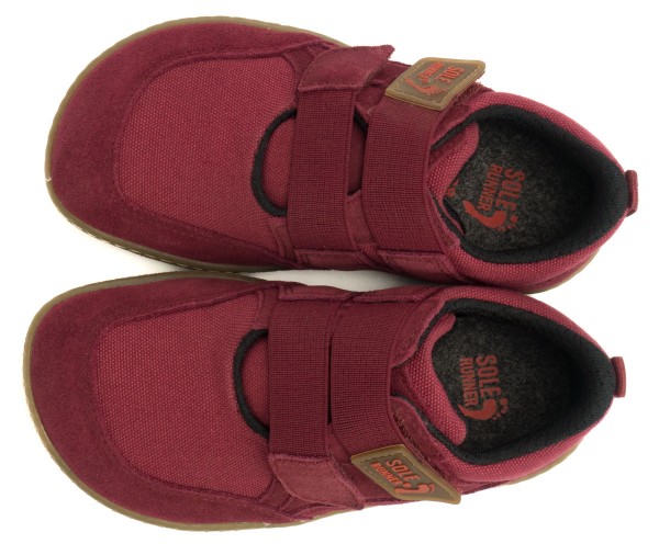 Sole Runner |k ~ Puck 2 Nubuk/Canvas ~ Red