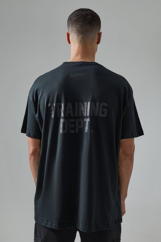 Oversize T-Shirt mit Active Training Dept Print