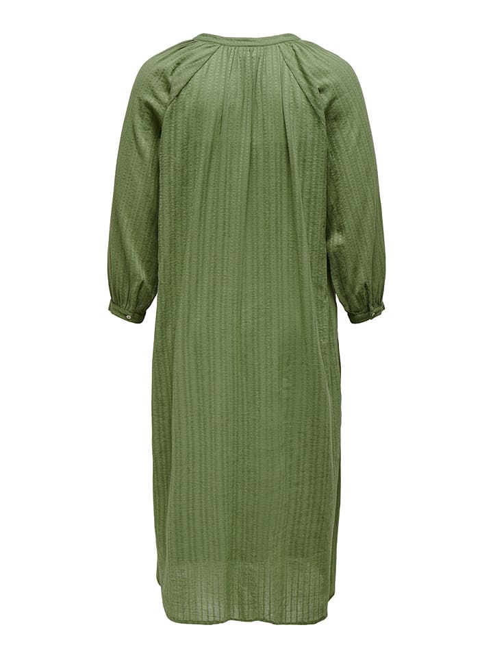 ONLY Carmakoma Kleid in Grün günstig kaufen