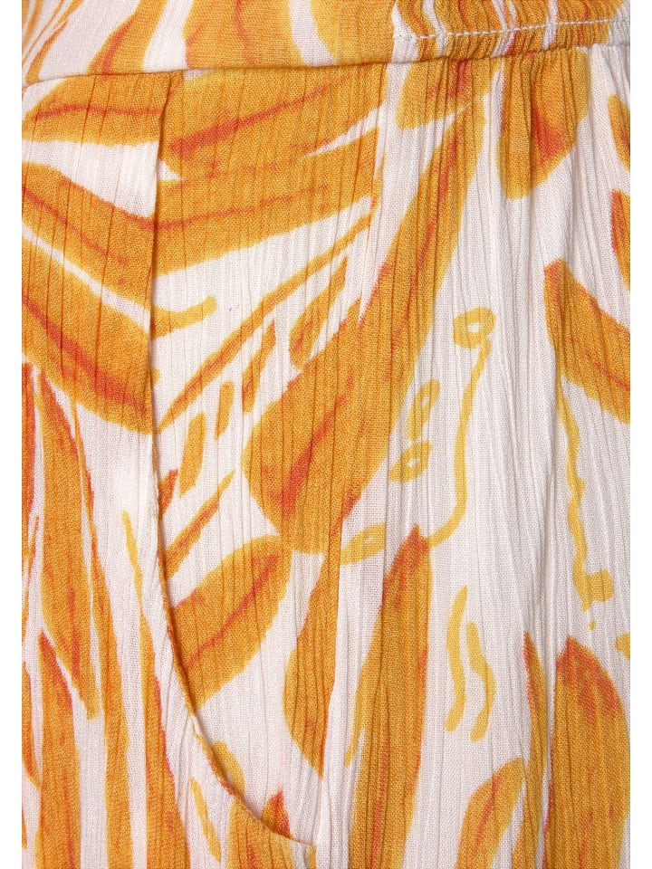 s.Oliver Culotte-Overall in orange-creme-bedruckt günstig kaufen