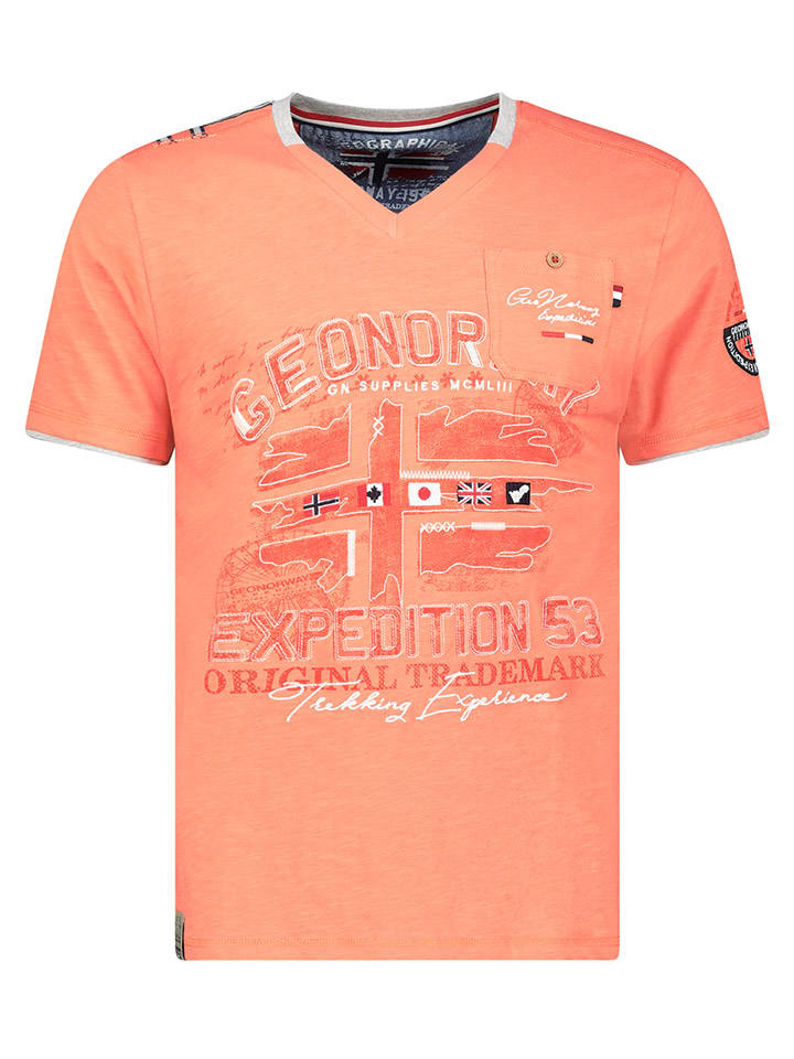 Geographical Norway Shirt in Orange günstig kaufen