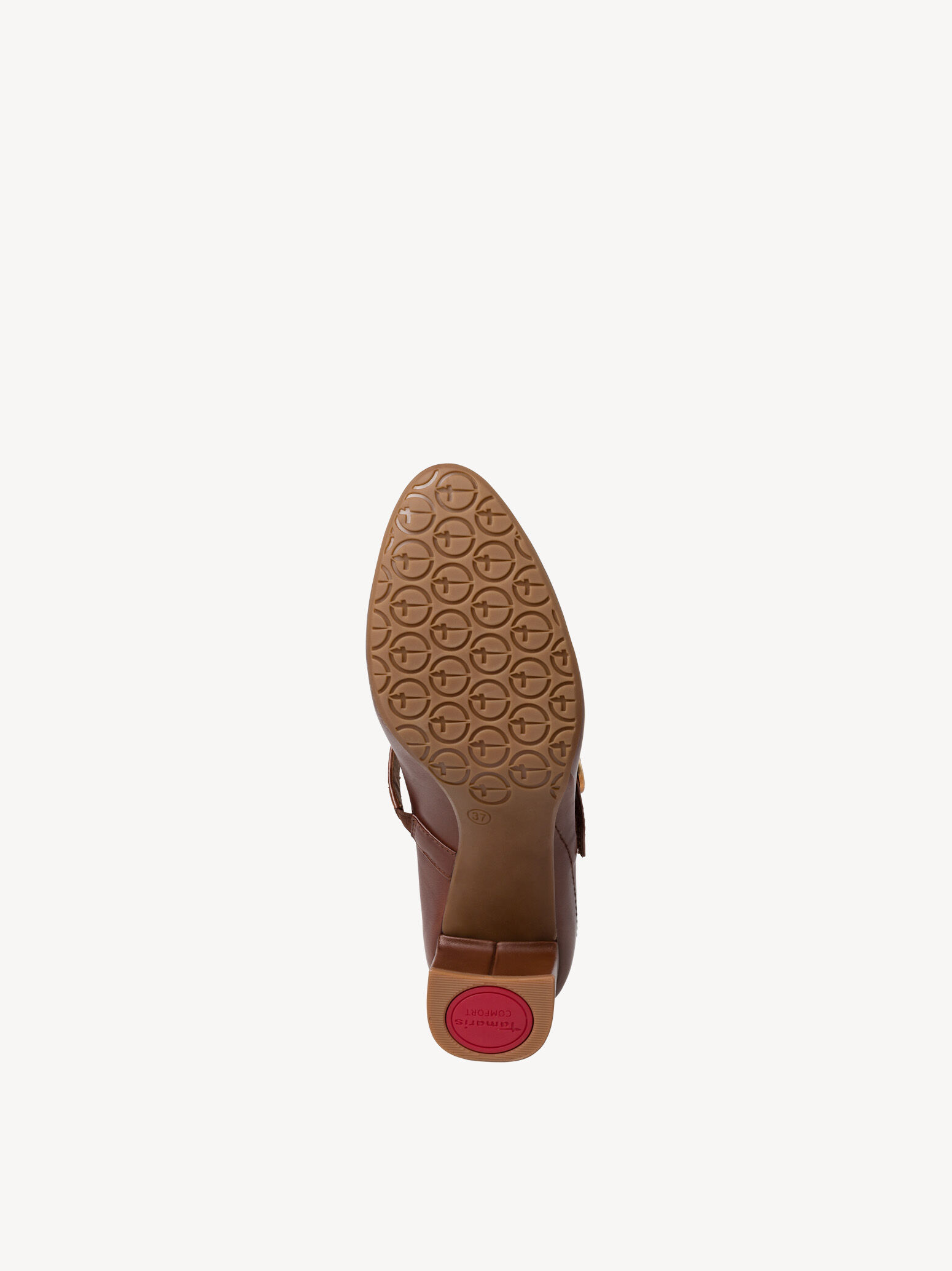 Escarpin en cuir - marron