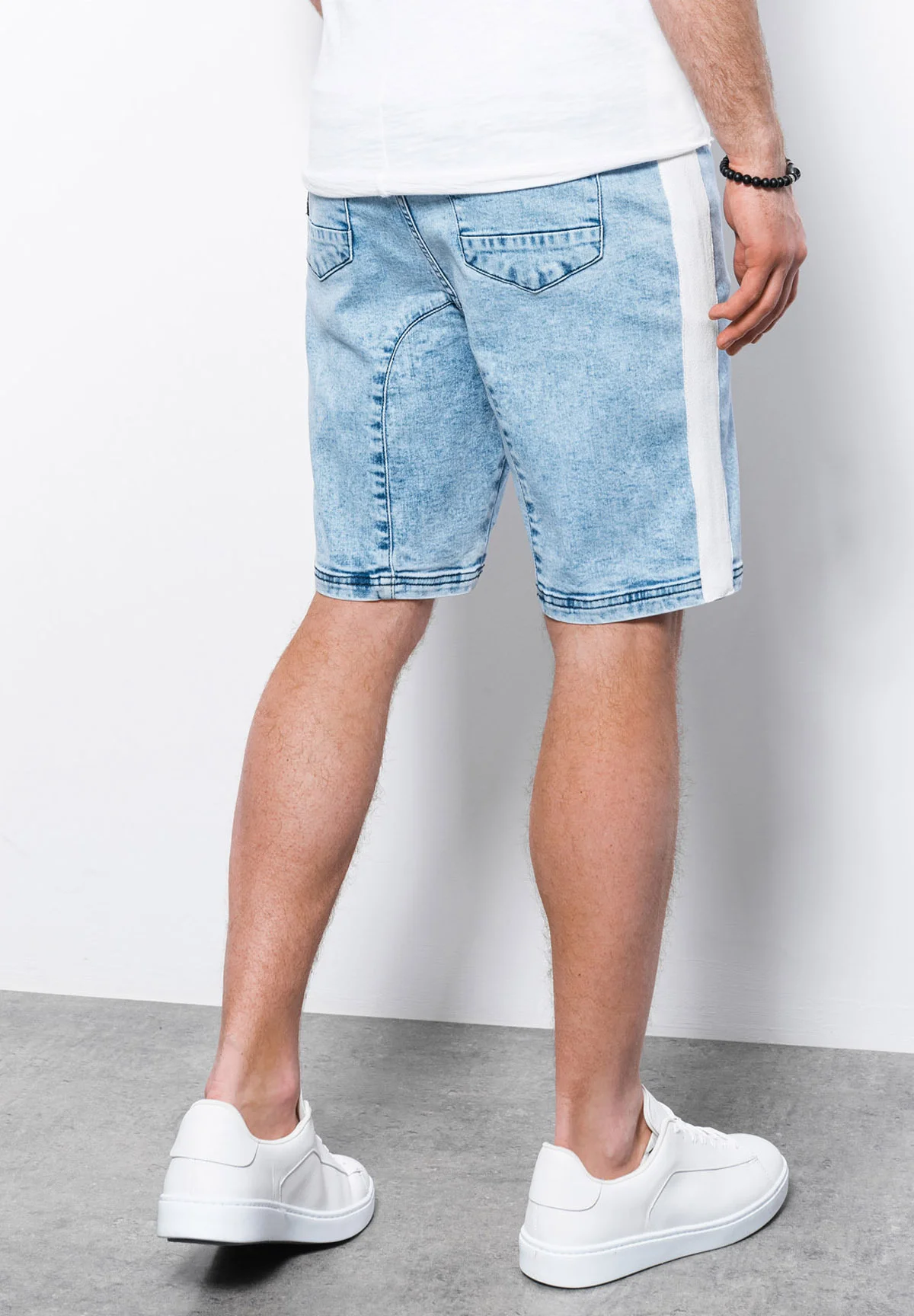Pantalones cortos de mezclilla ombré